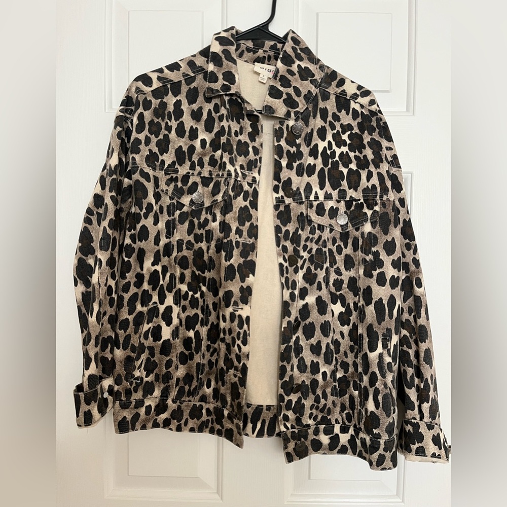 Cheetah Denim Jacket